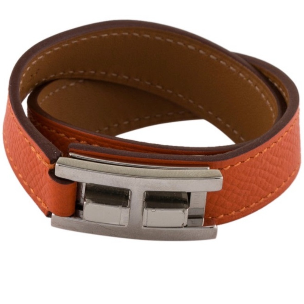 Hermes double tour wrap bracelet